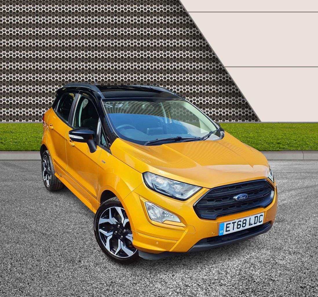 A 2019 FORD ECOSPORT 1.0T EcoBoost GPF ST-Line SUV 5dr Petrol Auto Euro 6 (s/s) (125 ps) AUTOMAT A 2019 FORD ECOSPORT 1.0T EcoBoost GPF ST-Line SUV 5dr Petrol Auto Euro 6 (s/s) (125 ps) AUTOMAT