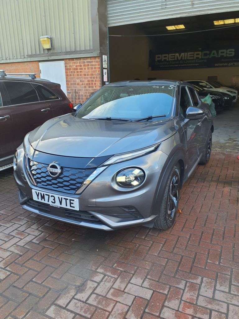 A 2024 NISSAN JUKE 1.6 N-Connecta SUV 5dr Petrol Hybrid Auto Euro 6 (143 ps) 6 MONTHS WARRANTY A 2024 NISSAN JUKE 1.6 N-Connecta SUV 5dr Petrol Hybrid Auto Euro 6 (143 ps) 6 MONTHS WARRANTY