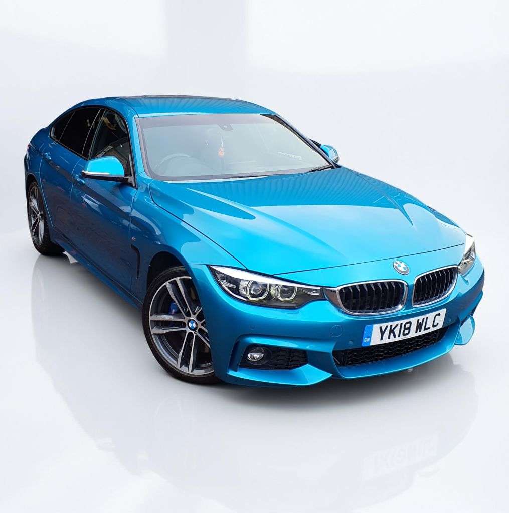 A 2018 BMW 4 SERIES GRAN COUPE 2.0 430i M Sport Hatchback 5dr Petrol Auto Euro 6 (s/s) (252 ps) 6 MONTH WA A 2018 BMW 4 SERIES GRAN COUPE 2.0 430i M Sport Hatchback 5dr Petrol Auto Euro 6 (s/s) (252 ps) 6 MONTH WA