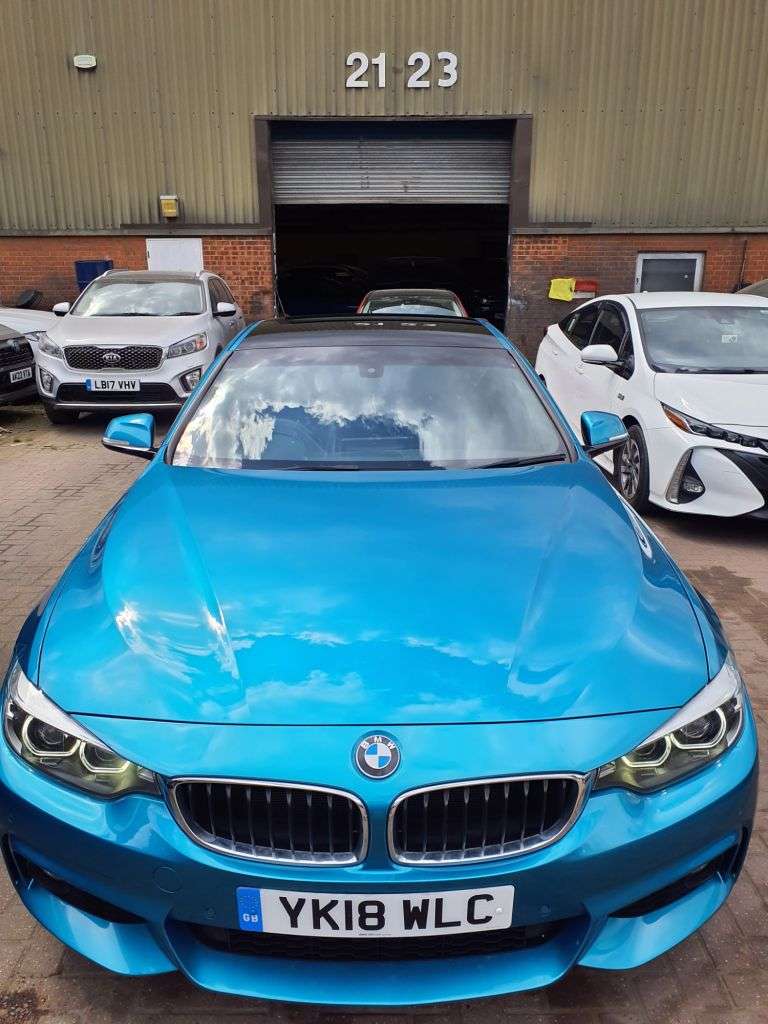 A 2018 BMW 4 SERIES GRAN COUPE 2.0 430i M Sport Hatchback 5dr Petrol Auto Euro 6 (s/s) (252 ps) 6 MONTH WA A 2018 BMW 4 SERIES GRAN COUPE 2.0 430i M Sport Hatchback 5dr Petrol Auto Euro 6 (s/s) (252 ps) 6 MONTH WA