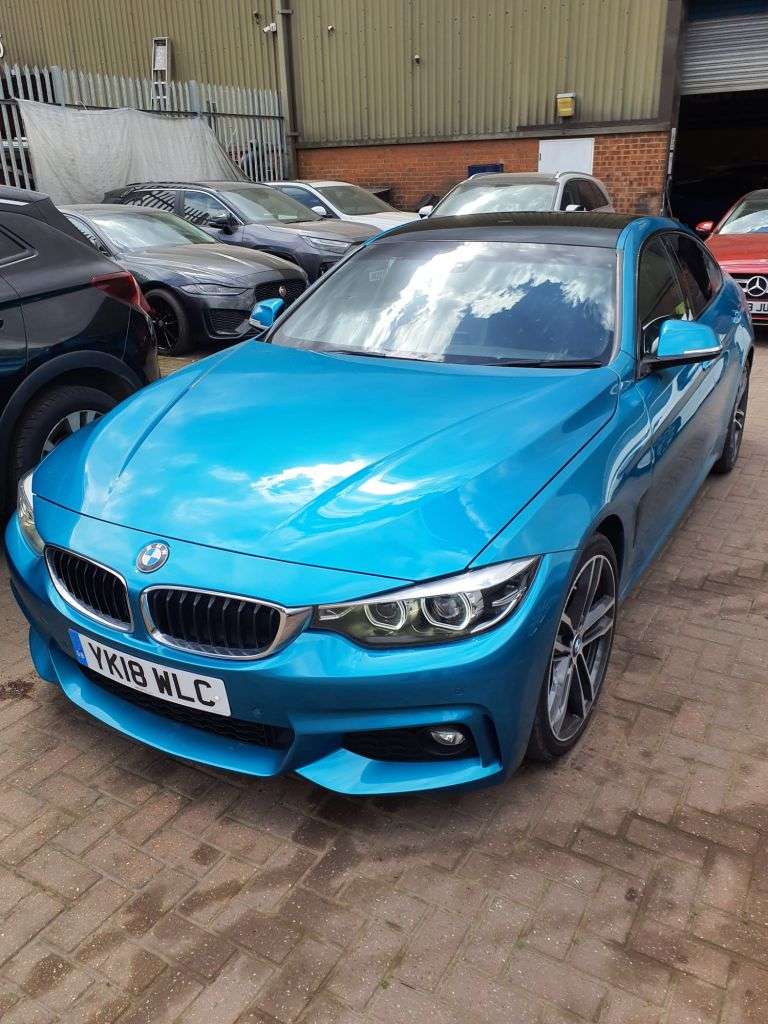 A 2018 BMW 4 SERIES GRAN COUPE 2.0 430i M Sport Hatchback 5dr Petrol Auto Euro 6 (s/s) (252 ps) 6 MONTH WA A 2018 BMW 4 SERIES GRAN COUPE 2.0 430i M Sport Hatchback 5dr Petrol Auto Euro 6 (s/s) (252 ps) 6 MONTH WA