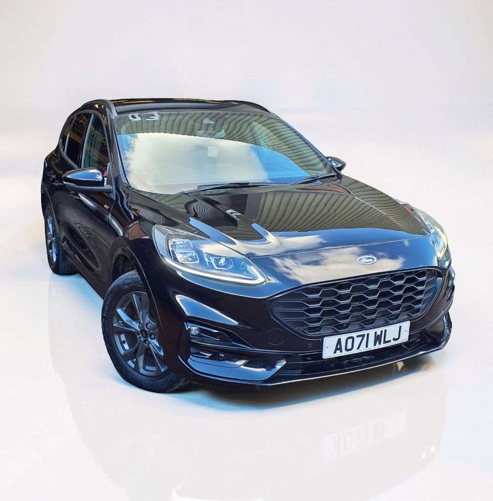 A 2021 FORD KUGA 2.5 EcoBoost Duratec 14.4kWh ST-Line SUV 5dr Petrol Plug-in Hybrid CVT Euro A 2021 FORD KUGA 2.5 EcoBoost Duratec 14.4kWh ST-Line SUV 5dr Petrol Plug-in Hybrid CVT Euro