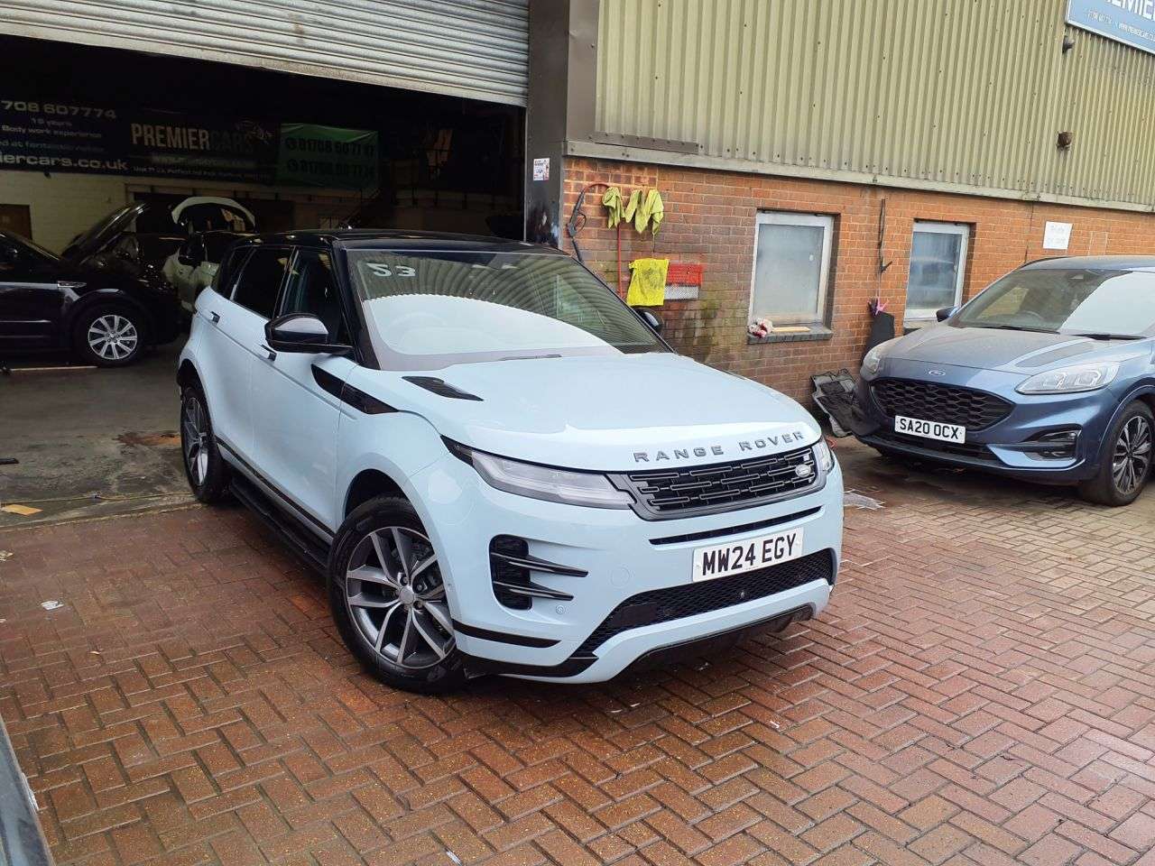 A 2024 LAND ROVER RANGE ROVER EVOQUE 2.0 D200 MHEV Dynamic SE SUV 5dr Diesel Auto 4WD Euro 6 (s/s) (204 ps) 6 MO A 2024 LAND ROVER RANGE ROVER EVOQUE 2.0 D200 MHEV Dynamic SE SUV 5dr Diesel Auto 4WD Euro 6 (s/s) (204 ps) 6 MO