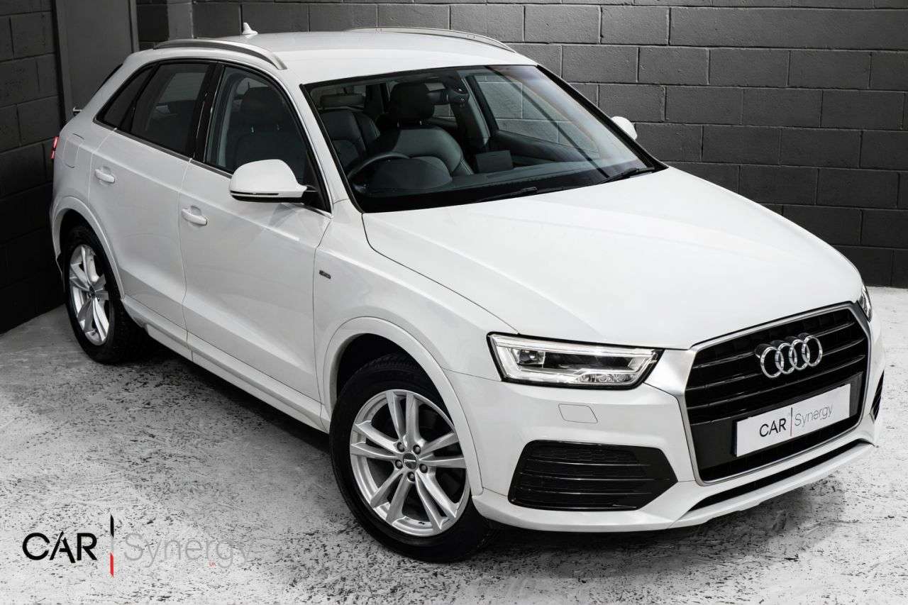 A 2017 AUDI Q3 2.0 TDI S line SUV 5dr Diesel S Tronic quattro Euro 6 (s/s) (Nav) (184 ps) A 2017 AUDI Q3 2.0 TDI S line SUV 5dr Diesel S Tronic quattro Euro 6 (s/s) (Nav) (184 ps)