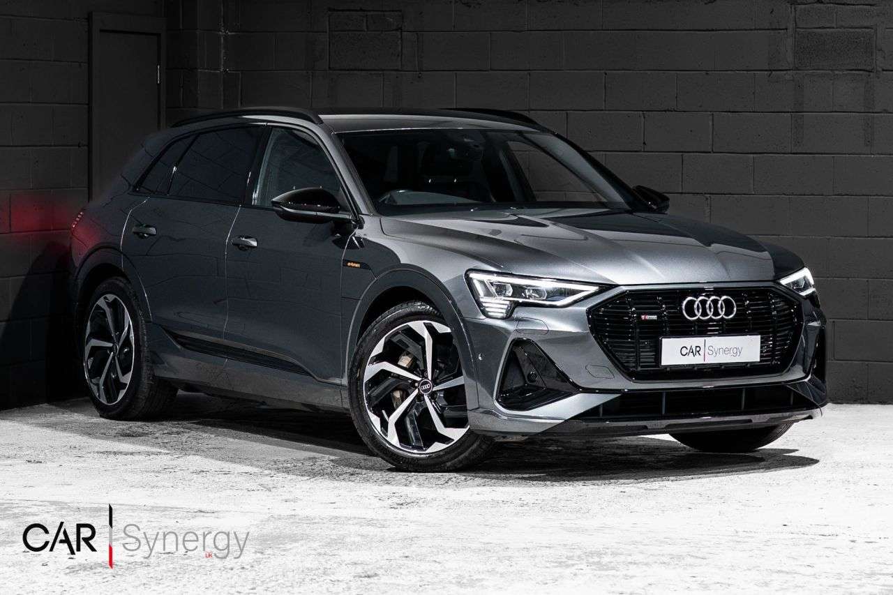 A 2022 AUDI E-TRON 55 Black Edition SUV 5dr Electric Auto quattro 95kWh (11kW Charger) (408 ps A 2022 AUDI E-TRON 55 Black Edition SUV 5dr Electric Auto quattro 95kWh (11kW Charger) (408 ps