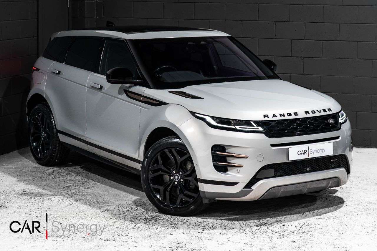 A 2021 LAND ROVER RANGE ROVER EVOQUE 2.0 P250 MHEV R-Dynamic SE SUV 5dr Petrol Auto 4WD Euro 6 (s/s) (249 ps) / A 2021 LAND ROVER RANGE ROVER EVOQUE 2.0 P250 MHEV R-Dynamic SE SUV 5dr Petrol Auto 4WD Euro 6 (s/s) (249 ps) /