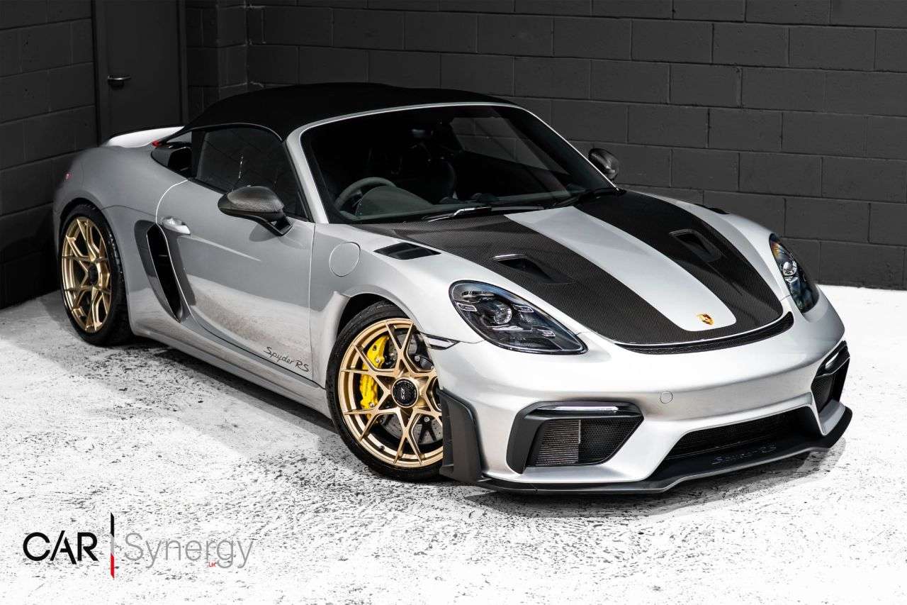 A 2024 PORSCHE 718 SPYDER 4.0 RS Spyder 2dr Petrol PDK Euro 6 (s/s) (500 ps) / FULL PPF FROM PORSCHE! A 2024 PORSCHE 718 SPYDER 4.0 RS Spyder 2dr Petrol PDK Euro 6 (s/s) (500 ps) / FULL PPF FROM PORSCHE!