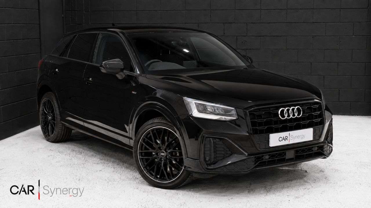 A 2021 AUDI Q2 1.5 TFSI CoD 35 Black Edition SUV 5dr Petrol S Tronic Euro 6 (s/s) (150 ps) A 2021 AUDI Q2 1.5 TFSI CoD 35 Black Edition SUV 5dr Petrol S Tronic Euro 6 (s/s) (150 ps)