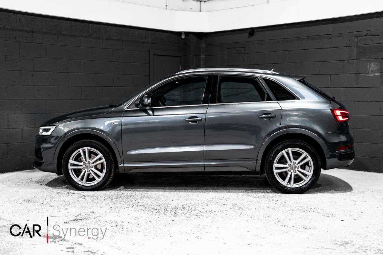 A 2018 AUDI Q3 2.0 TFSI S line Edition SUV 5dr Petrol S Tronic quattro Euro 6 (s/s) (180 p A 2018 AUDI Q3 2.0 TFSI S line Edition SUV 5dr Petrol S Tronic quattro Euro 6 (s/s) (180 p