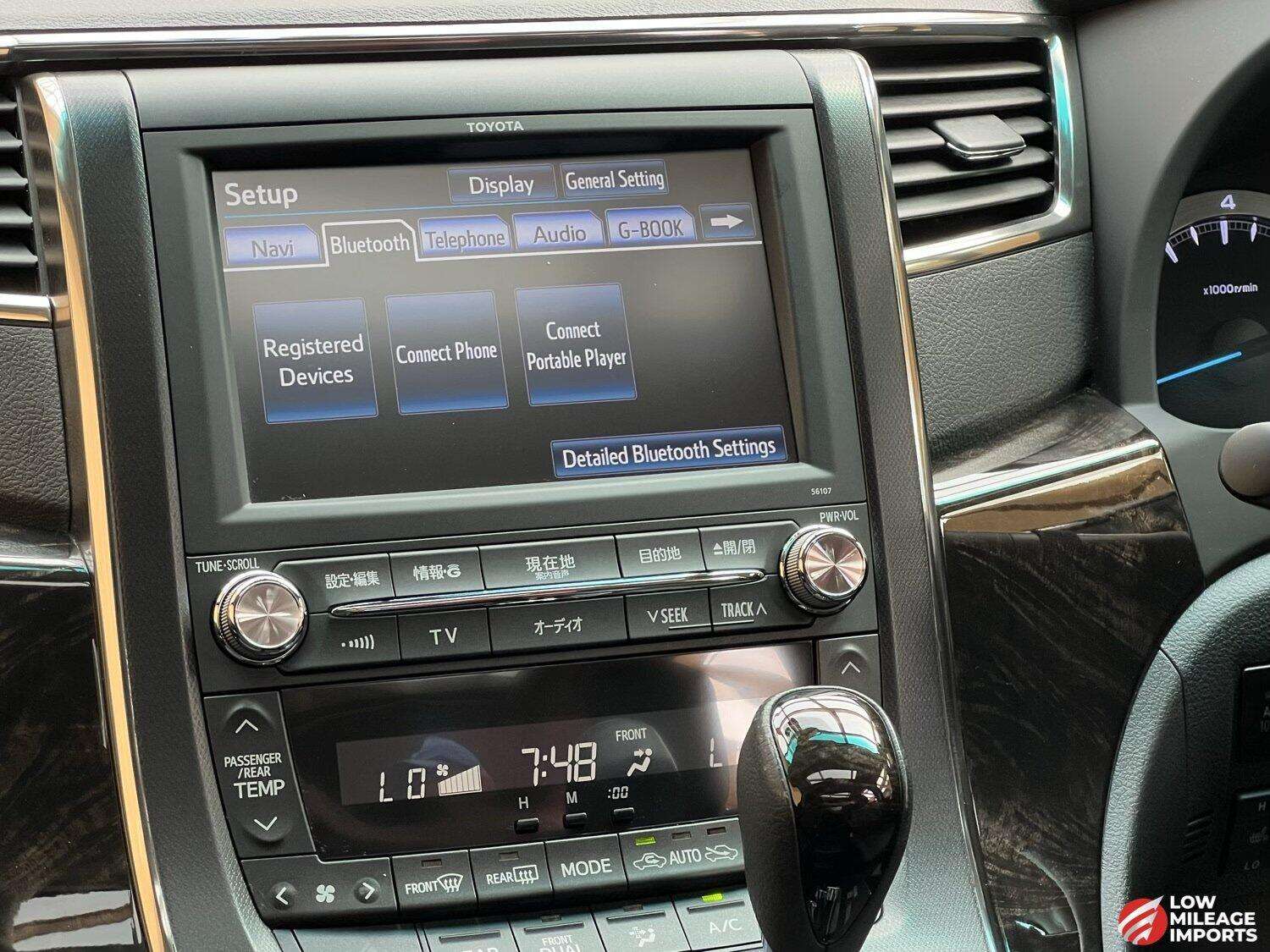 2012 TOYOTA ALPHARD 2012 TOYOTA ALPHARD