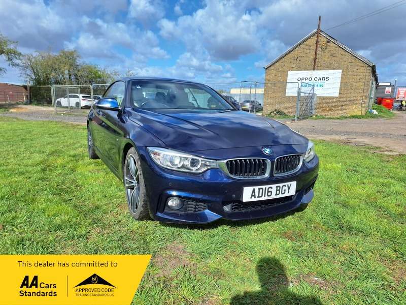 A 2016 BMW 4 SERIES 2.0 430i M Sport Convertible 2dr Petrol Auto Euro 6 (s/s) (252 ps) A 2016 BMW 4 SERIES 2.0 430i M Sport Convertible 2dr Petrol Auto Euro 6 (s/s) (252 ps)