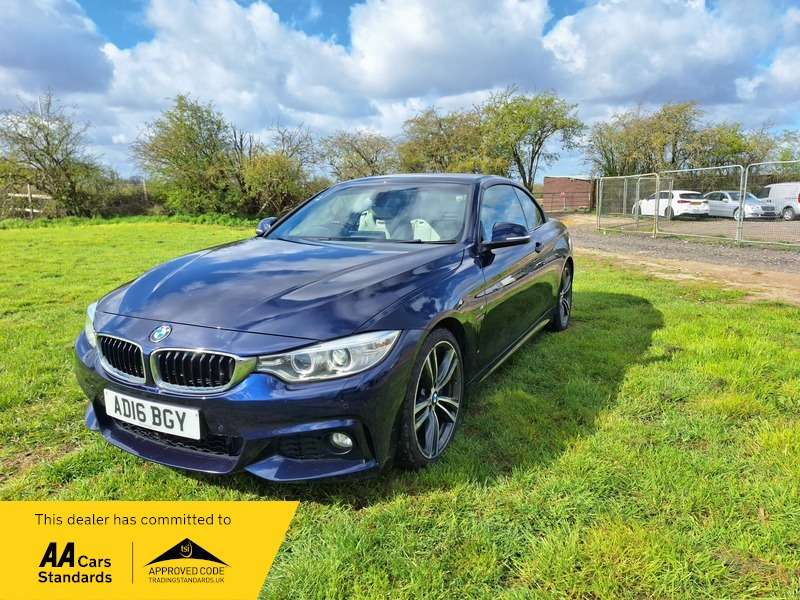 A 2016 BMW 4 SERIES 2.0 430i M Sport Convertible 2dr Petrol Auto Euro 6 (s/s) (252 ps) A 2016 BMW 4 SERIES 2.0 430i M Sport Convertible 2dr Petrol Auto Euro 6 (s/s) (252 ps)