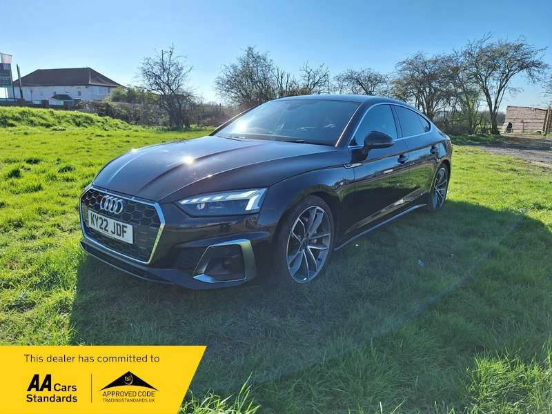 A 2022 AUDI A5 2.0 TFSI 40 S line Sportback 5dr Petrol S Tronic Euro 6 (s/s) (204 ps) A 2022 AUDI A5 2.0 TFSI 40 S line Sportback 5dr Petrol S Tronic Euro 6 (s/s) (204 ps)