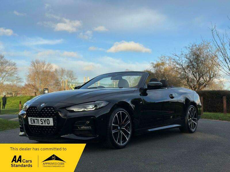 A 2022 BMW 4 SERIES 2.0 420i M Sport Convertible 2dr Petrol Auto Euro 6 (s/s) (184 ps) A 2022 BMW 4 SERIES 2.0 420i M Sport Convertible 2dr Petrol Auto Euro 6 (s/s) (184 ps)