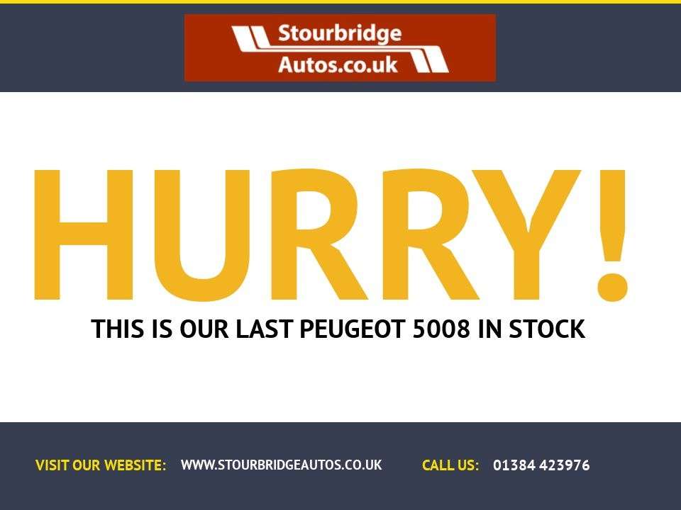 A 2012 PEUGEOT 5008 1.6 e-HDi Allure MPV 5dr Diesel EGC Euro 5 (s/s) (112 ps) ** 3 Month Warran A 2012 PEUGEOT 5008 1.6 e-HDi Allure MPV 5dr Diesel EGC Euro 5 (s/s) (112 ps) ** 3 Month Warran