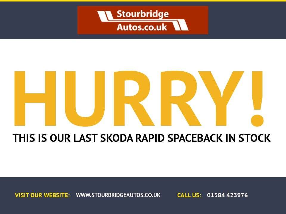 A 2014 SKODA RAPID SPACEBACK 1.6 TDI S Hatchback 5dr Diesel DSG Euro 5 (90 ps) ** 3 Month Warranty ** A 2014 SKODA RAPID SPACEBACK 1.6 TDI S Hatchback 5dr Diesel DSG Euro 5 (90 ps) ** 3 Month Warranty **