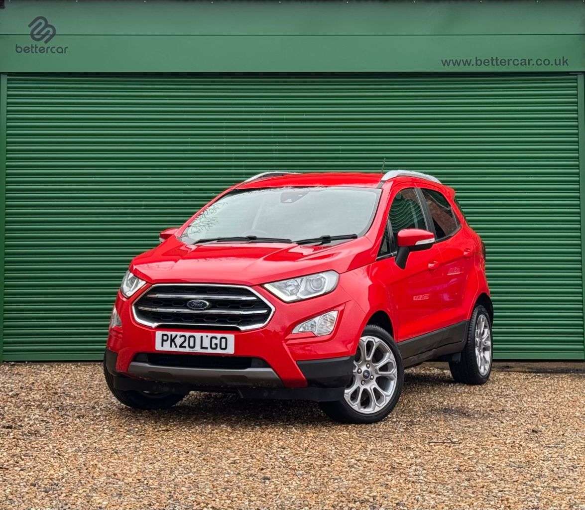 A 2020 FORD ECOSPORT 1.0T EcoBoost GPF Titanium SUV 5dr Petrol Manual Euro 6 (s/s) (125 ps) ONLY A 2020 FORD ECOSPORT 1.0T EcoBoost GPF Titanium SUV 5dr Petrol Manual Euro 6 (s/s) (125 ps) ONLY