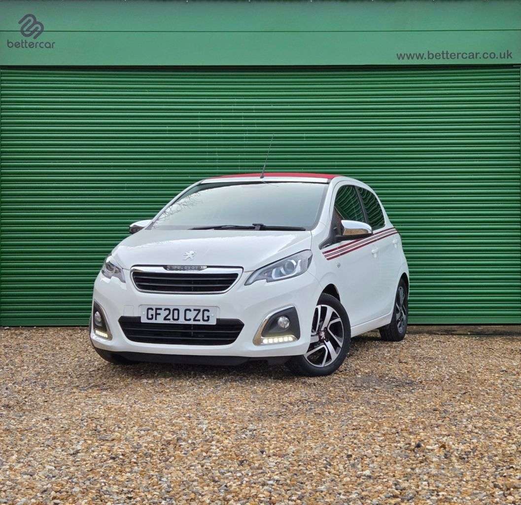 A 2020 PEUGEOT 108 1.0 Collection Top! 5dr Petrol Manual Euro 6 (s/s) (72 ps) 1 Owner from New A 2020 PEUGEOT 108 1.0 Collection Top! 5dr Petrol Manual Euro 6 (s/s) (72 ps) 1 Owner from New