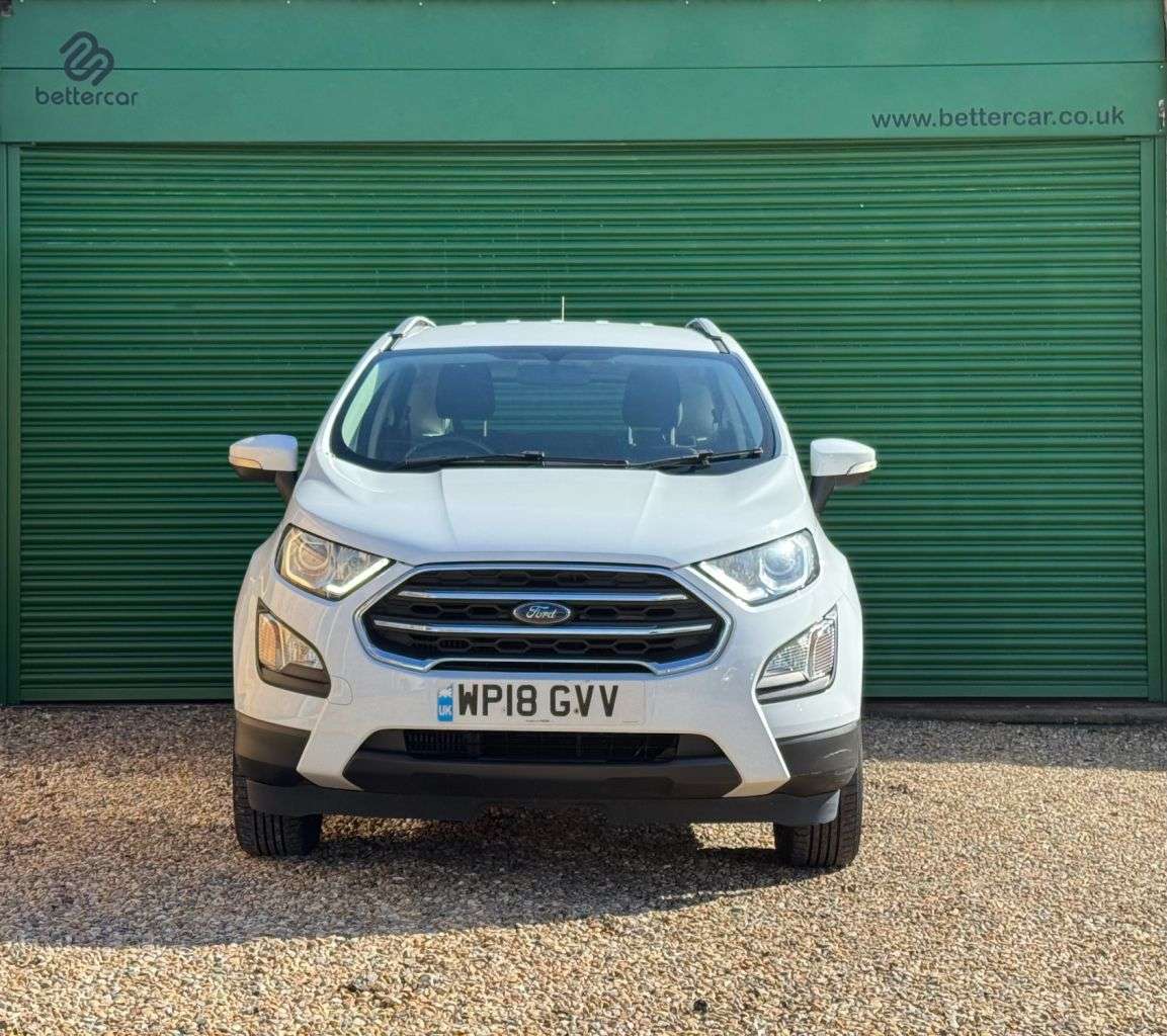 A 2018 FORD ECOSPORT 1.0T EcoBoost Zetec SUV 5dr Petrol Manual Euro 6 (s/s) (125 ps) Apple Car P A 2018 FORD ECOSPORT 1.0T EcoBoost Zetec SUV 5dr Petrol Manual Euro 6 (s/s) (125 ps) Apple Car P