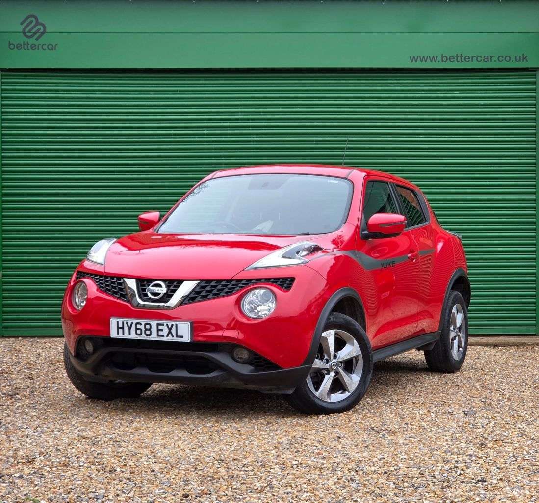 A 2018 NISSAN JUKE 1.6 Acenta SUV 5dr Petrol Manual Euro 6 (112 ps) Fantastic value A 2018 NISSAN JUKE 1.6 Acenta SUV 5dr Petrol Manual Euro 6 (112 ps) Fantastic value