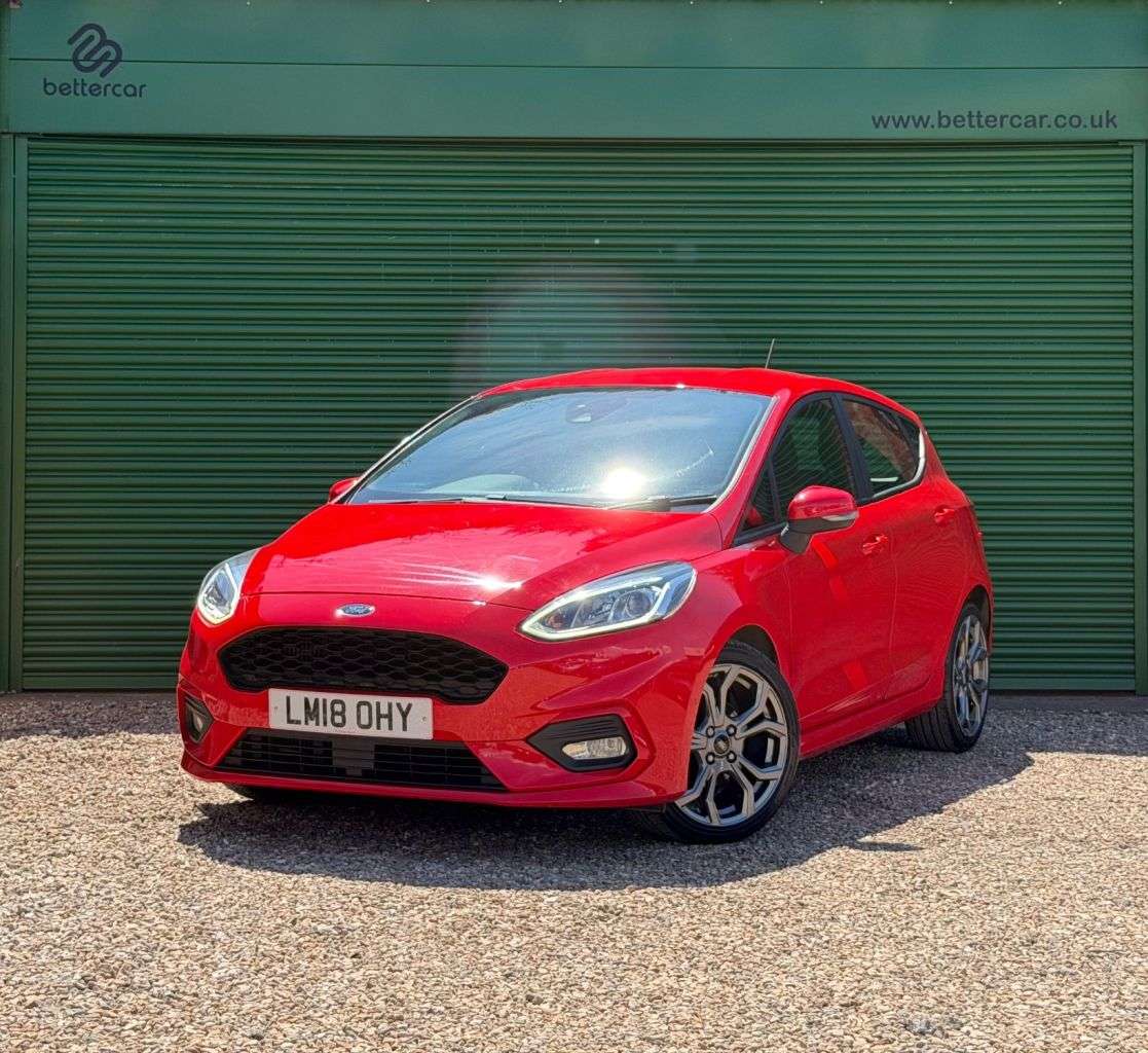 A 2018 FORD FIESTA 1.0T EcoBoost ST-Line Hatchback 5dr Petrol Manual Euro 6 (s/s) (100 ps) SAT A 2018 FORD FIESTA 1.0T EcoBoost ST-Line Hatchback 5dr Petrol Manual Euro 6 (s/s) (100 ps) SAT
