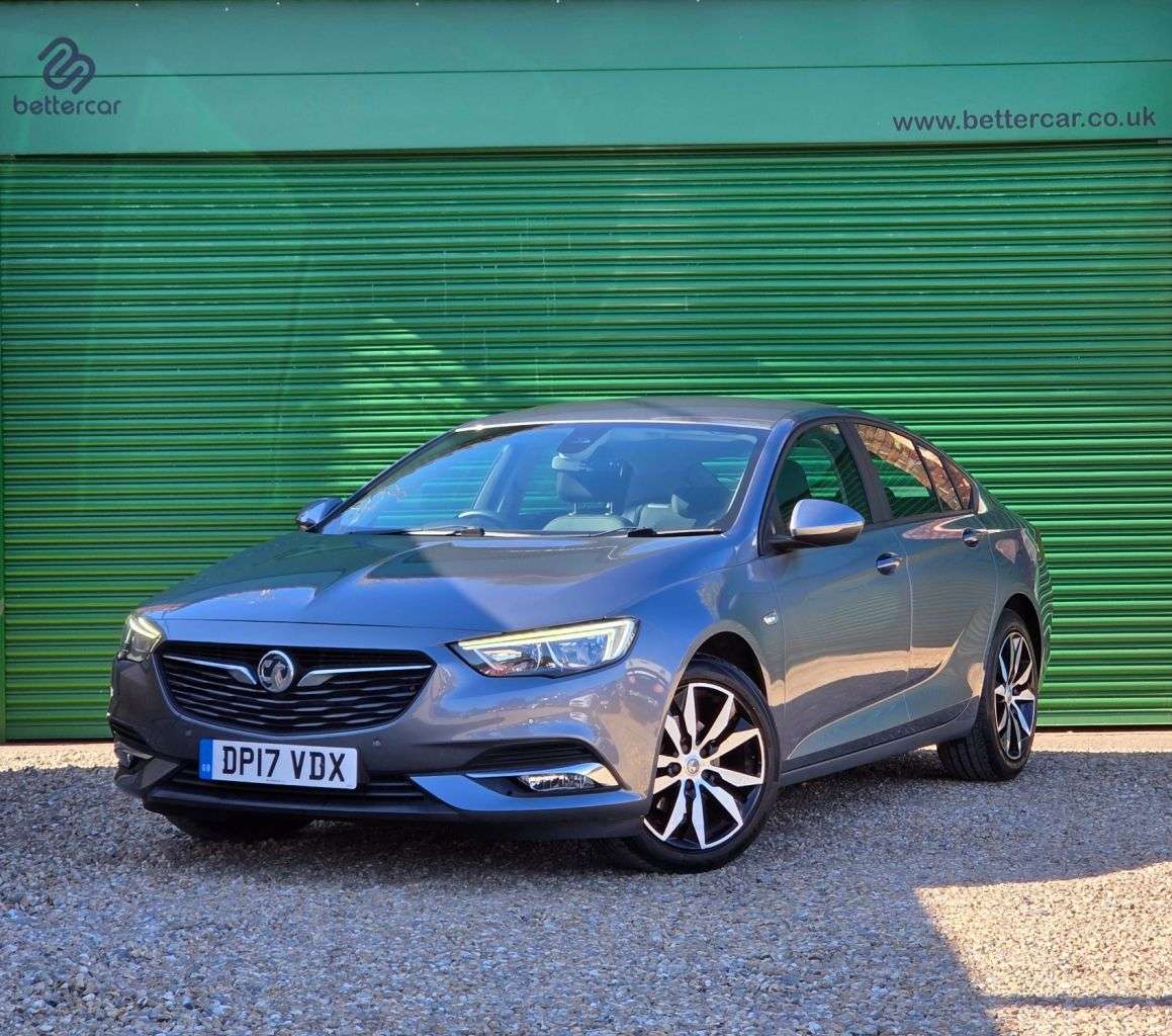 A 2017 VAUXHALL INSIGNIA 1.5i Turbo Design Nav Grand Sport 5dr Petrol Manual Euro 6 (s/s) (165 ps) A A 2017 VAUXHALL INSIGNIA 1.5i Turbo Design Nav Grand Sport 5dr Petrol Manual Euro 6 (s/s) (165 ps) A