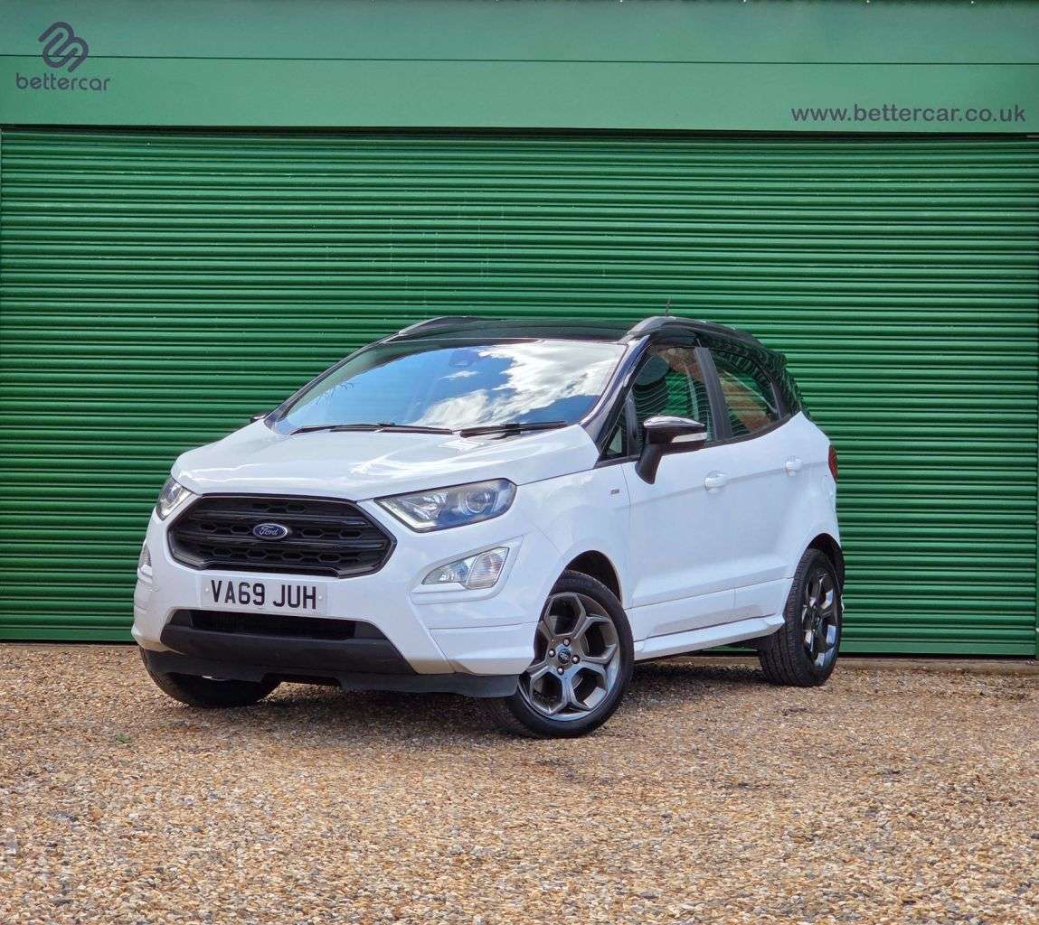 A 2020 FORD ECOSPORT 1.0T EcoBoost GPF ST-Line SUV 5dr Petrol Manual Euro 6 (s/s) (125 ps) Apple A 2020 FORD ECOSPORT 1.0T EcoBoost GPF ST-Line SUV 5dr Petrol Manual Euro 6 (s/s) (125 ps) Apple