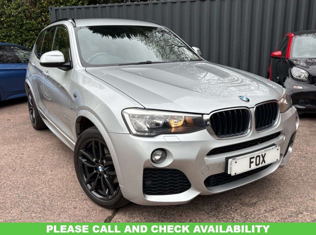 A 2017 BMW X3 2.0 20d M Sport SUV 5dr Diesel Auto xDrive Euro 6 (s/s) (190 ps) SAT NAV-BL A 2017 BMW X3 2.0 20d M Sport SUV 5dr Diesel Auto xDrive Euro 6 (s/s) (190 ps) SAT NAV-BL