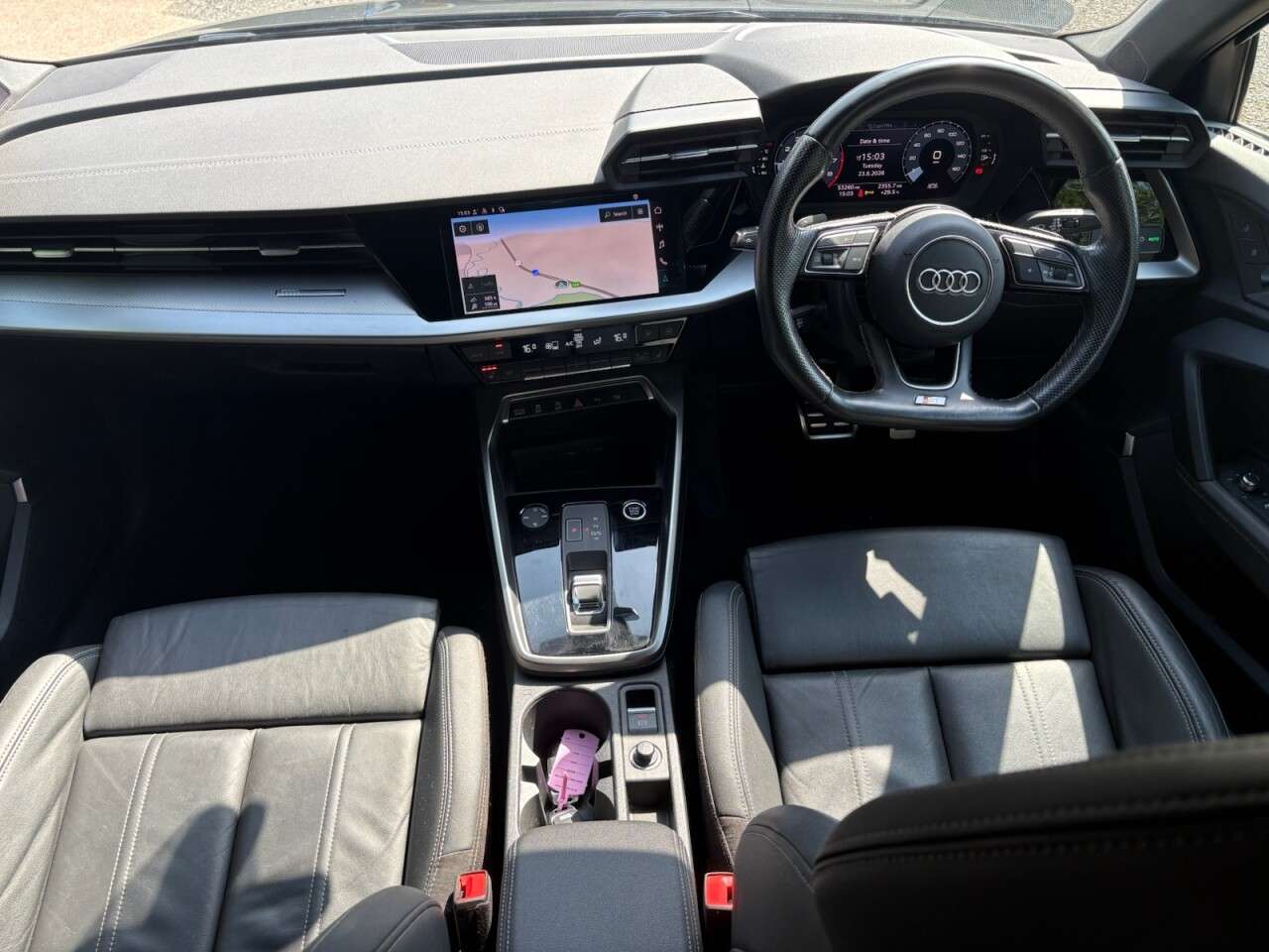 A 2021 AUDI A3 1.5 TFSI 35 S line Sportback 5dr Petrol S Tronic Euro 6 (s/s) (150 ps) REVE A 2021 AUDI A3 1.5 TFSI 35 S line Sportback 5dr Petrol S Tronic Euro 6 (s/s) (150 ps) REVE