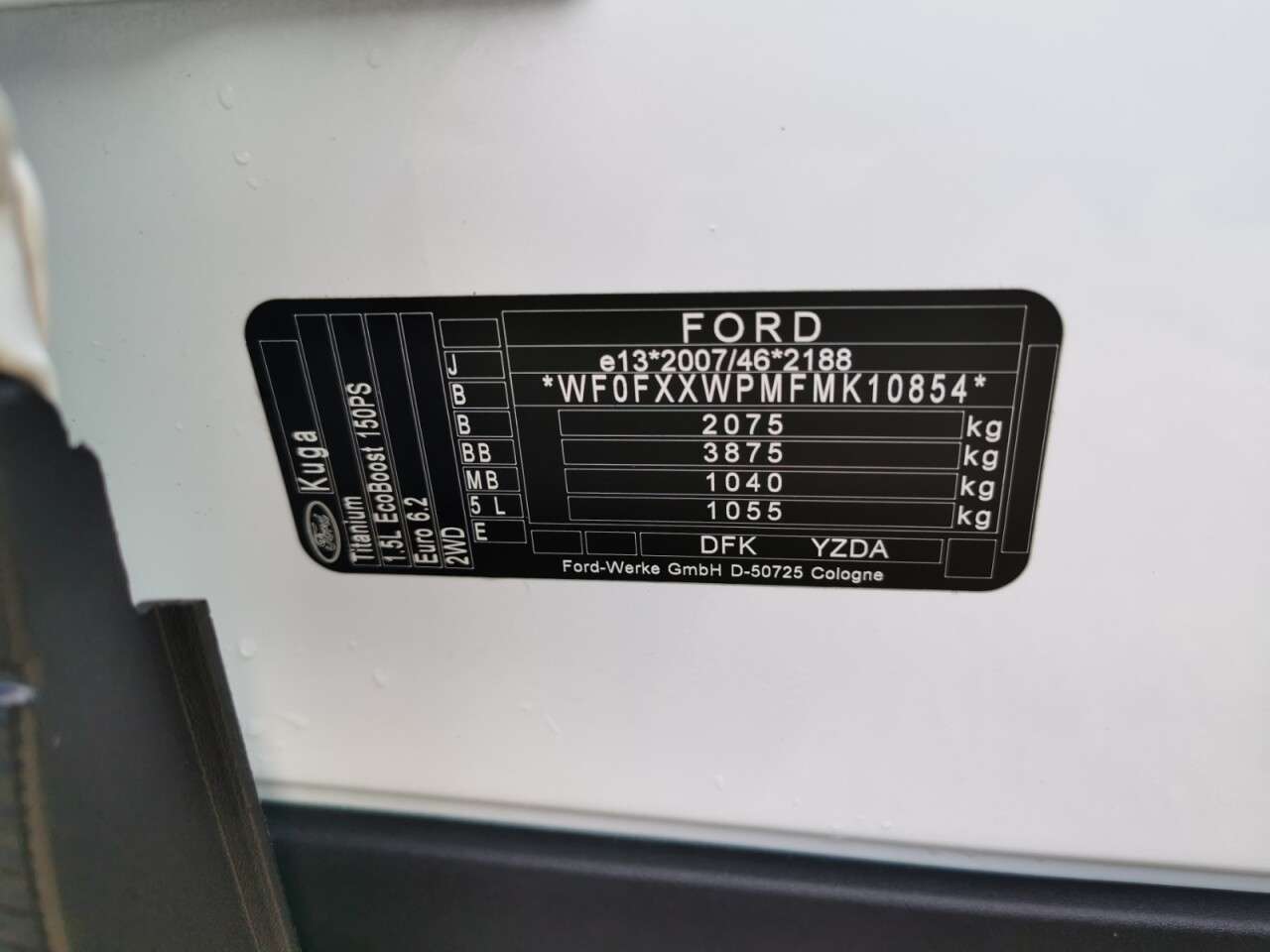 2021 FORD KUGA 2021 FORD KUGA