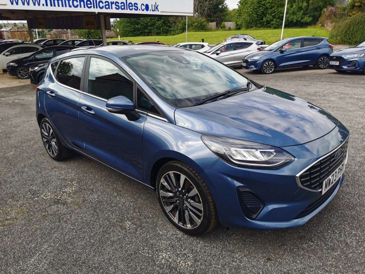 A 2023 FORD FIESTA 1.0T EcoBoost MHEV Titanium X Hatchback 5dr Petrol Hybrid Manual Euro 6 (s/ A 2023 FORD FIESTA 1.0T EcoBoost MHEV Titanium X Hatchback 5dr Petrol Hybrid Manual Euro 6 (s/