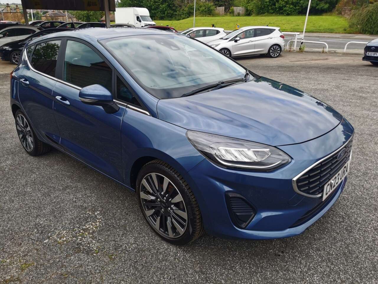 A 2023 FORD FIESTA 1.0T EcoBoost MHEV Titanium X Hatchback 5dr Petrol Hybrid Manual Euro 6 (s/ A 2023 FORD FIESTA 1.0T EcoBoost MHEV Titanium X Hatchback 5dr Petrol Hybrid Manual Euro 6 (s/