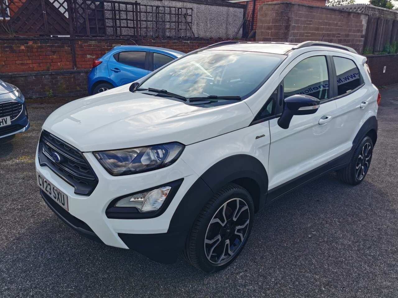 A 2023 FORD ECOSPORT 1.0T EcoBoost Active SUV 5dr Petrol Manual Euro 6 (s/s) (125 ps) A 2023 FORD ECOSPORT 1.0T EcoBoost Active SUV 5dr Petrol Manual Euro 6 (s/s) (125 ps)