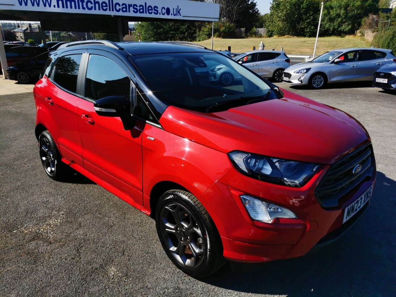 A 2023 FORD ECOSPORT 1.0T EcoBoost GPF ST-Line SUV 5dr Petrol Manual Euro 6 (s/s) (125 ps) A 2023 FORD ECOSPORT 1.0T EcoBoost GPF ST-Line SUV 5dr Petrol Manual Euro 6 (s/s) (125 ps)
