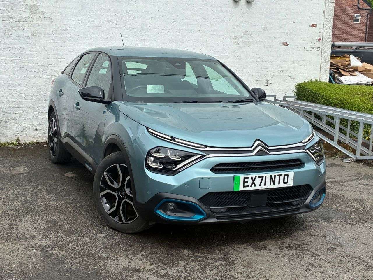 A 2021 CITROEN E-C4 50kWh Sense Plus Hatchback 5dr Electric Auto (136 ps) AUTOMATIC 5 SEATER A 2021 CITROEN E-C4 50kWh Sense Plus Hatchback 5dr Electric Auto (136 ps) AUTOMATIC 5 SEATER