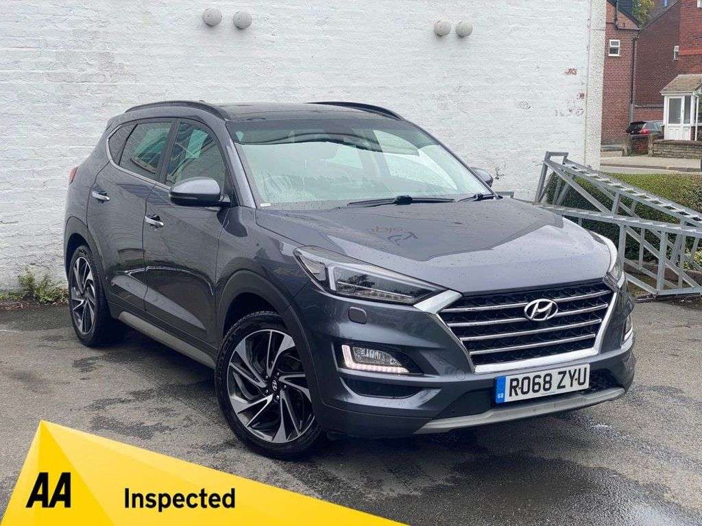 A 2018 HYUNDAI TUCSON 1.6 T-GDi Premium SE SUV 5dr Petrol DCT Euro 6 (s/s) (177 ps) COMPREHENSIVE A 2018 HYUNDAI TUCSON 1.6 T-GDi Premium SE SUV 5dr Petrol DCT Euro 6 (s/s) (177 ps) COMPREHENSIVE