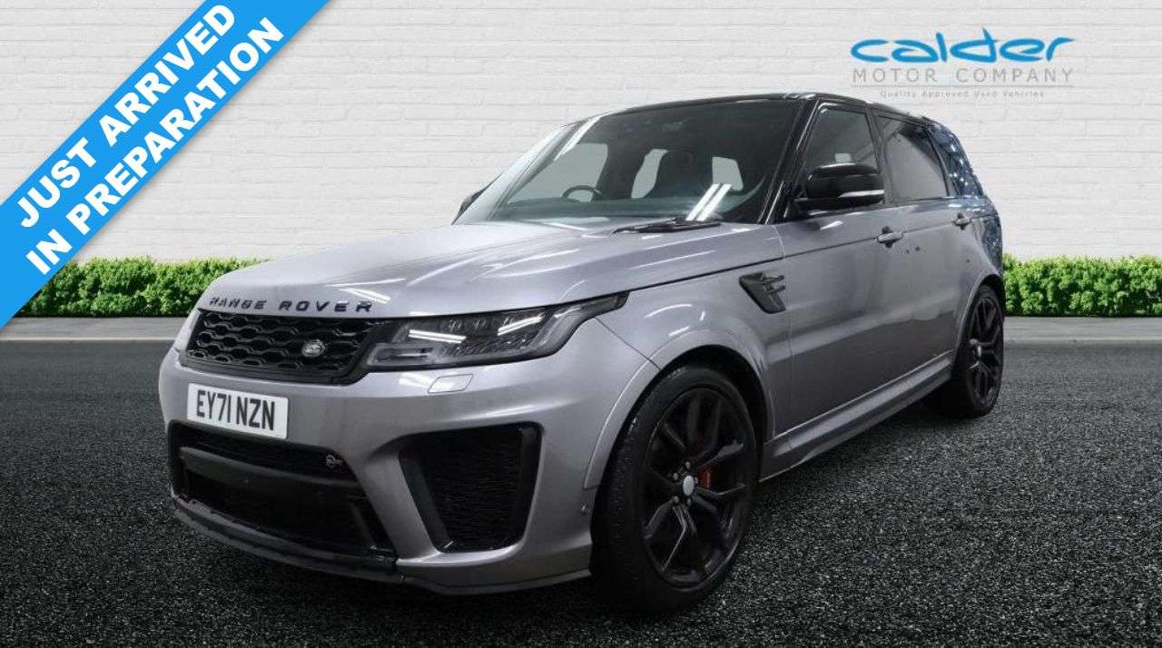 A 2021 LAND ROVER RANGE ROVER SPORT 5.0 P575 V8 GPF SVR SUV 5dr Petrol Auto 4WD Euro 6 (s/s) (575 ps) PANROOF+2 A 2021 LAND ROVER RANGE ROVER SPORT 5.0 P575 V8 GPF SVR SUV 5dr Petrol Auto 4WD Euro 6 (s/s) (575 ps) PANROOF+2