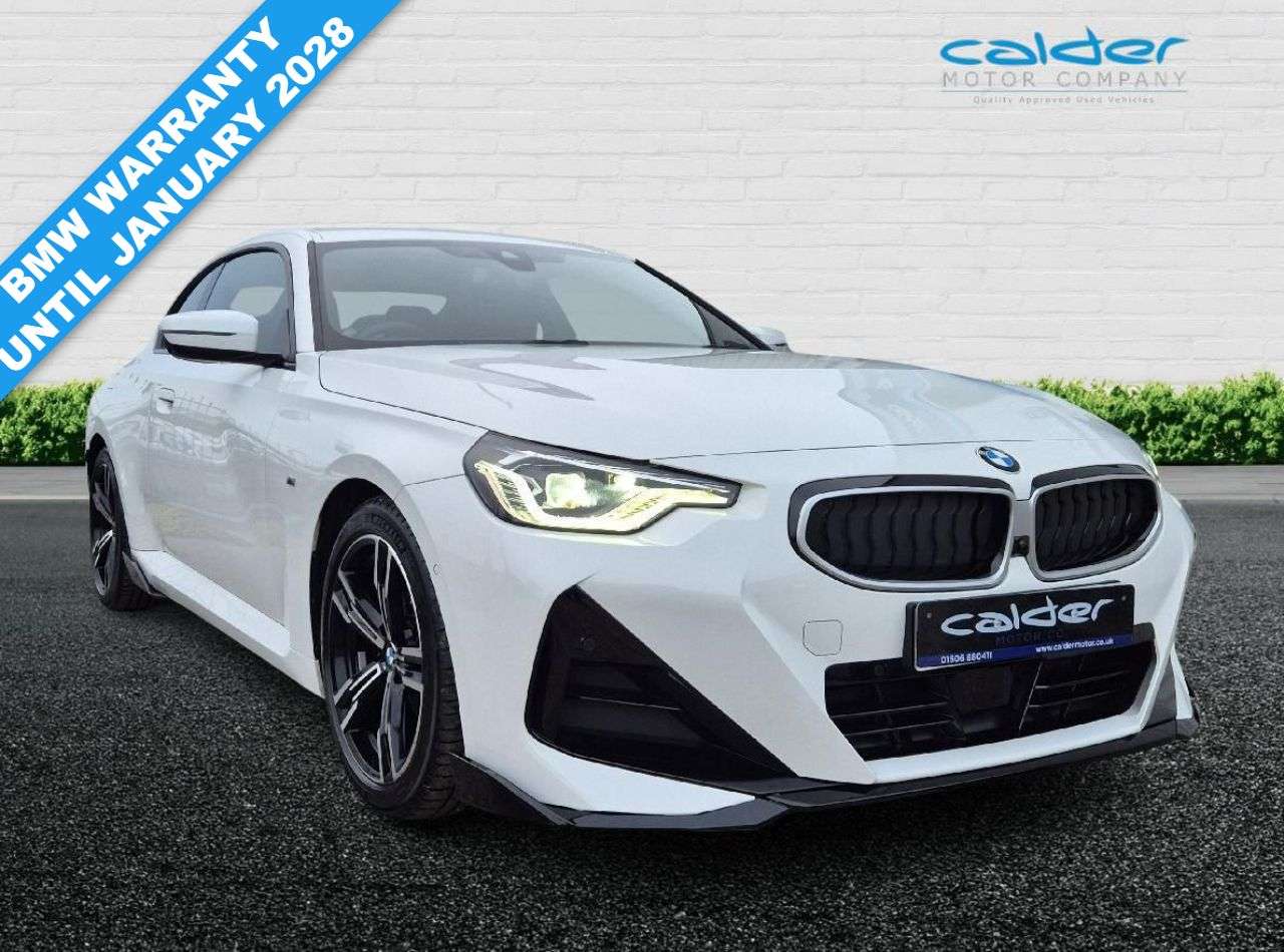 A 2025 BMW 2 SERIES 2.0 220i M Sport Coupe 2dr Petrol Auto Euro 6 (s/s) (184 ps) M PERFORMANCE A 2025 BMW 2 SERIES 2.0 220i M Sport Coupe 2dr Petrol Auto Euro 6 (s/s) (184 ps) M PERFORMANCE