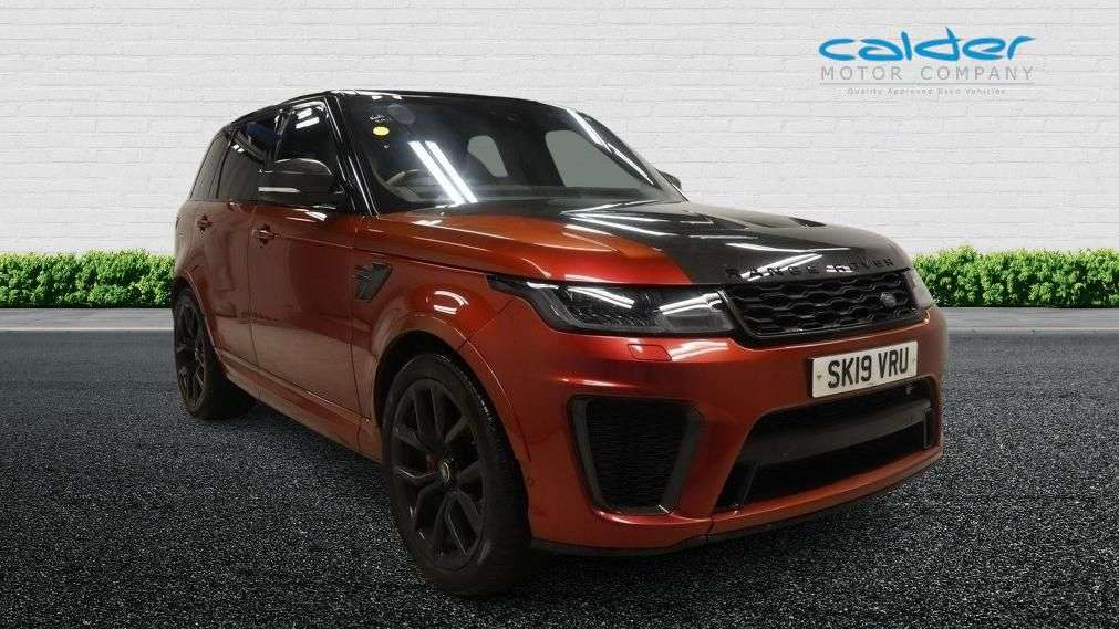 A 2019 LAND ROVER RANGE ROVER SPORT 5.0 P575 V8 SVR SUV 5dr Petrol Auto 4WD Euro 6 (s/s) (575 ps) SVO SPECTRAL A 2019 LAND ROVER RANGE ROVER SPORT 5.0 P575 V8 SVR SUV 5dr Petrol Auto 4WD Euro 6 (s/s) (575 ps) SVO SPECTRAL