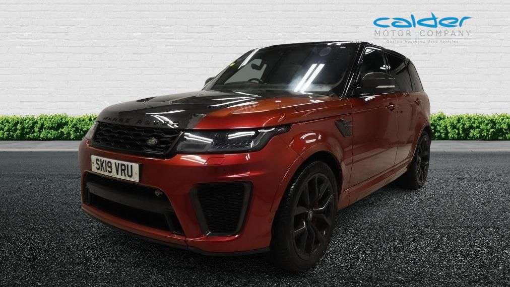 A 2019 LAND ROVER RANGE ROVER SPORT 5.0 P575 V8 SVR SUV 5dr Petrol Auto 4WD Euro 6 (s/s) (575 ps) SVO SPECTRAL A 2019 LAND ROVER RANGE ROVER SPORT 5.0 P575 V8 SVR SUV 5dr Petrol Auto 4WD Euro 6 (s/s) (575 ps) SVO SPECTRAL