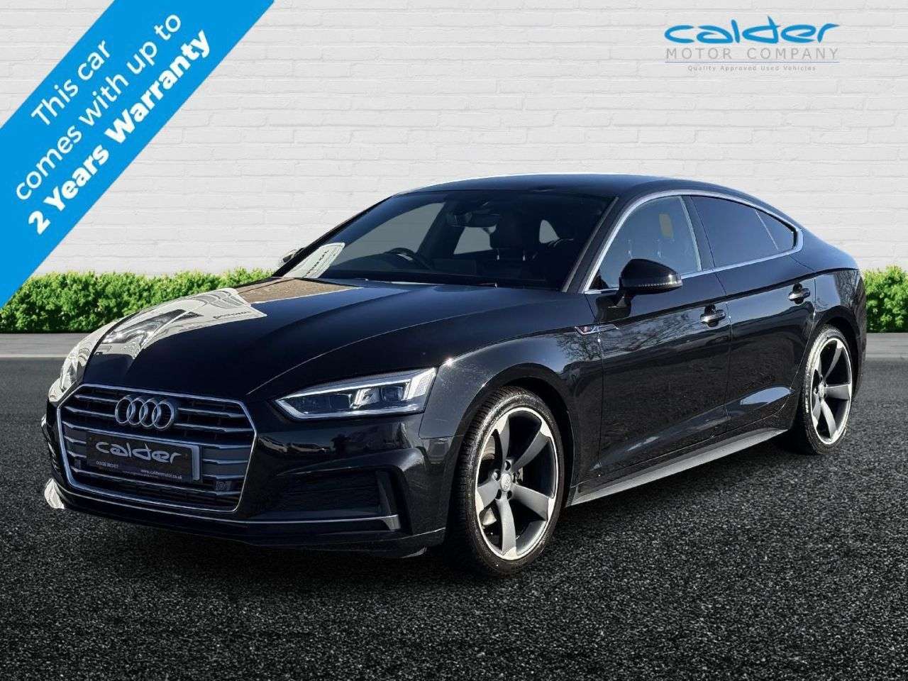 A 2018 AUDI A5 2.0 TFSI S line Sportback 5dr Petrol S Tronic Euro 6 (s/s) (190 ps) 19" ROT A 2018 AUDI A5 2.0 TFSI S line Sportback 5dr Petrol S Tronic Euro 6 (s/s) (190 ps) 19" ROT