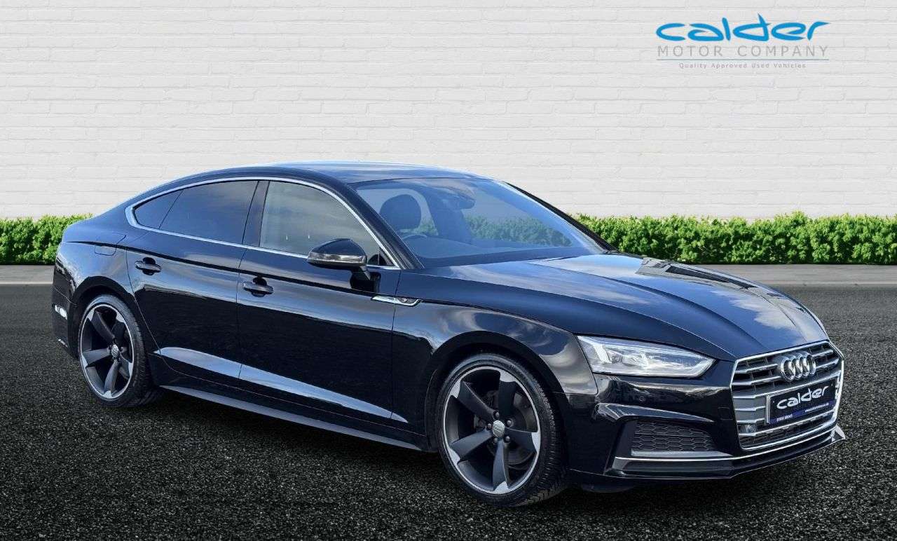 A 2018 AUDI A5 2.0 TFSI S line Sportback 5dr Petrol S Tronic Euro 6 (s/s) (190 ps) 19" ROT A 2018 AUDI A5 2.0 TFSI S line Sportback 5dr Petrol S Tronic Euro 6 (s/s) (190 ps) 19" ROT