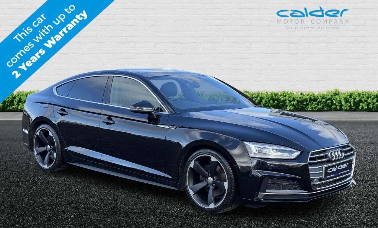 A 2018 AUDI A5 2.0 TFSI S line Sportback 5dr Petrol S Tronic Euro 6 (s/s) (190 ps) 19" ROT A 2018 AUDI A5 2.0 TFSI S line Sportback 5dr Petrol S Tronic Euro 6 (s/s) (190 ps) 19" ROT