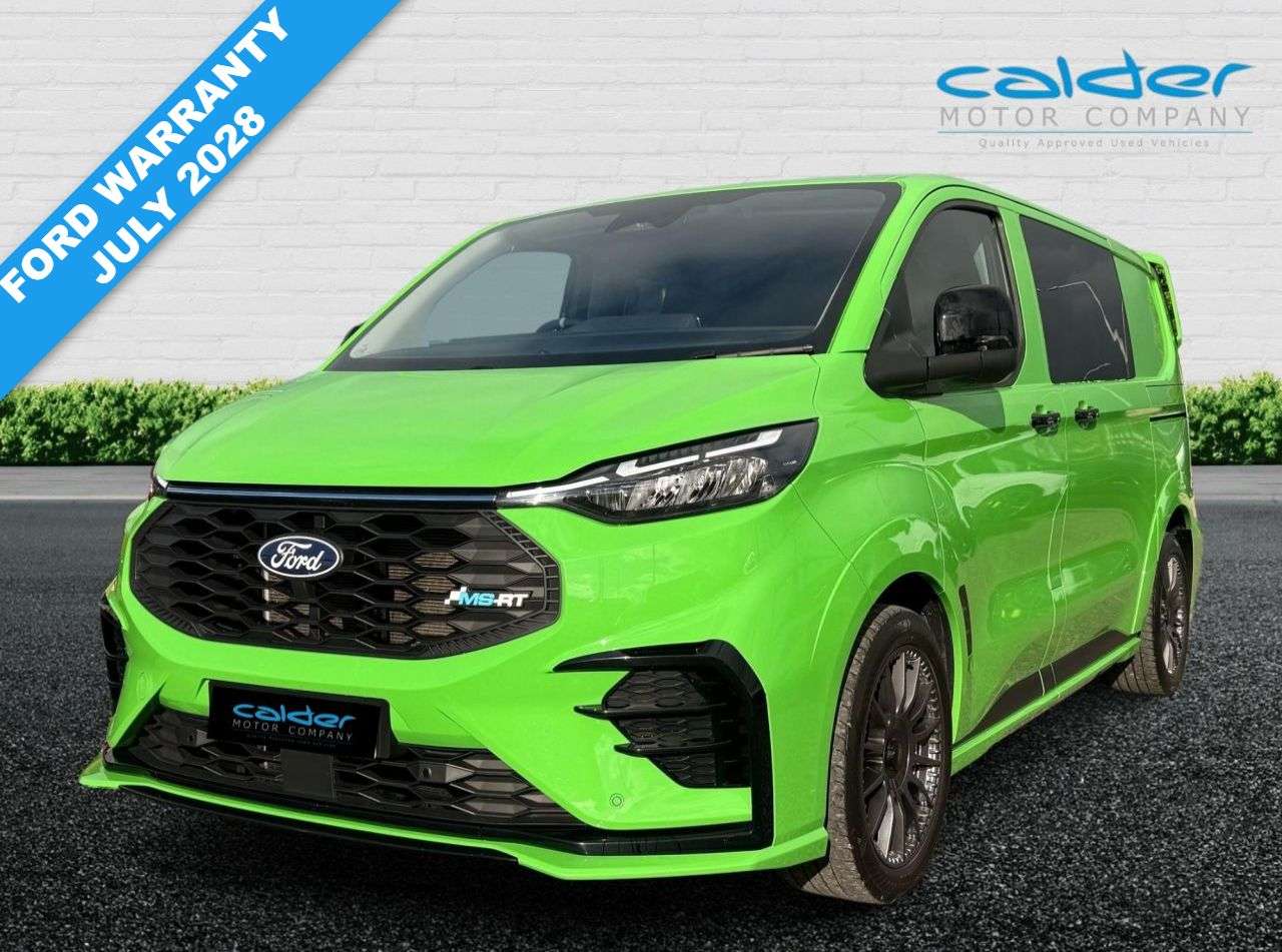 A 2025 FORD TRANSIT CUSTOM 2.0 320 EcoBlue MS-RT Crew Van Double Cab 5dr Diesel Auto AWD L1 H1 Euro 6 A 2025 FORD TRANSIT CUSTOM 2.0 320 EcoBlue MS-RT Crew Van Double Cab 5dr Diesel Auto AWD L1 H1 Euro 6