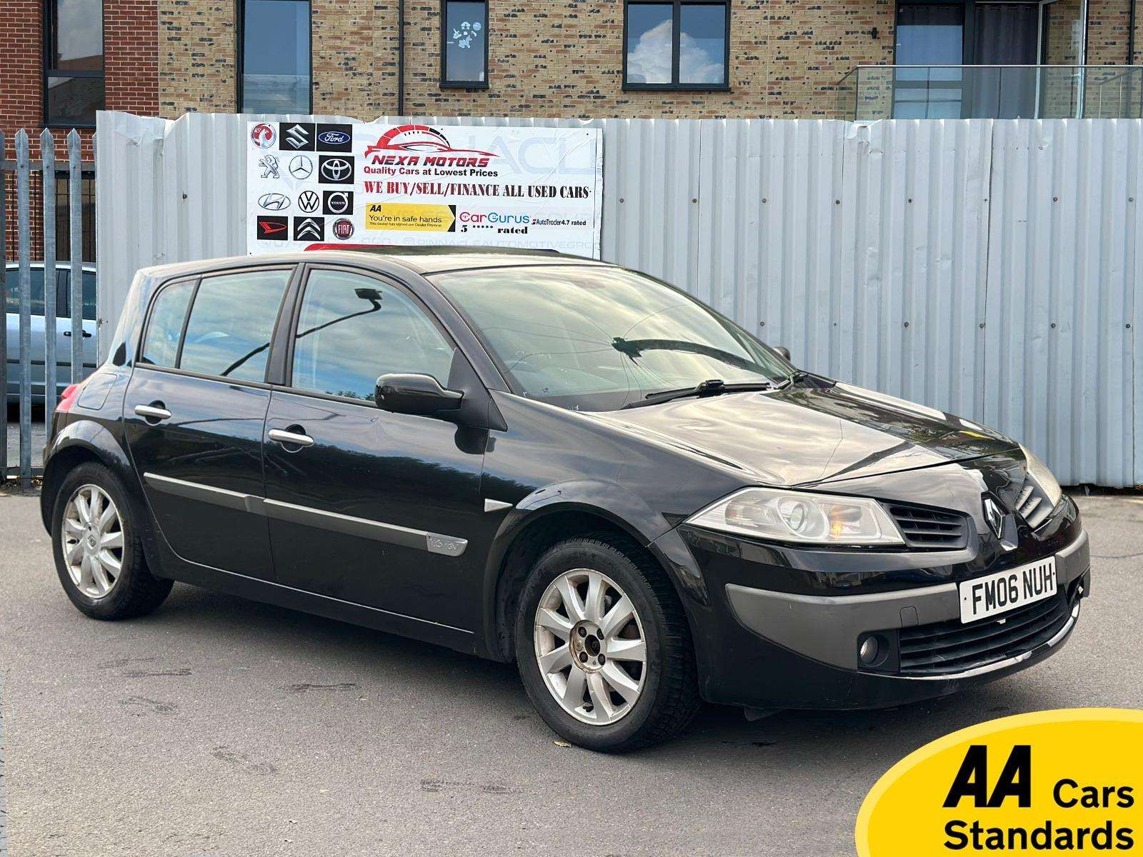 A 2006 RENAULT MEGANE 1.6 VVT Dynamique Hatchback 5dr Petrol Proactive (184 g/km, 111 bhp) A 2006 RENAULT MEGANE 1.6 VVT Dynamique Hatchback 5dr Petrol Proactive (184 g/km, 111 bhp)