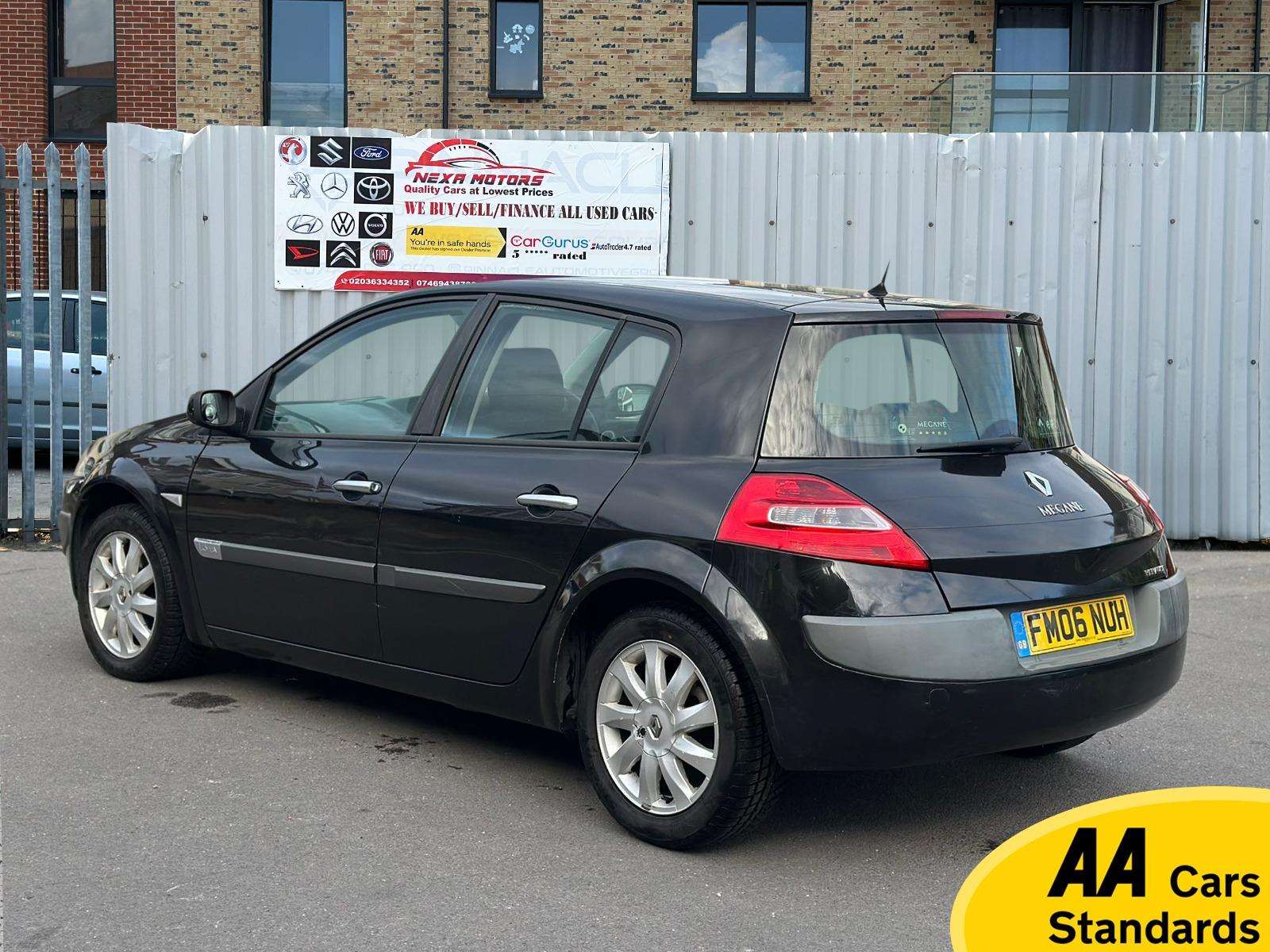 A 2006 RENAULT MEGANE 1.6 VVT Dynamique Hatchback 5dr Petrol Proactive (184 g/km, 111 bhp) A 2006 RENAULT MEGANE 1.6 VVT Dynamique Hatchback 5dr Petrol Proactive (184 g/km, 111 bhp)