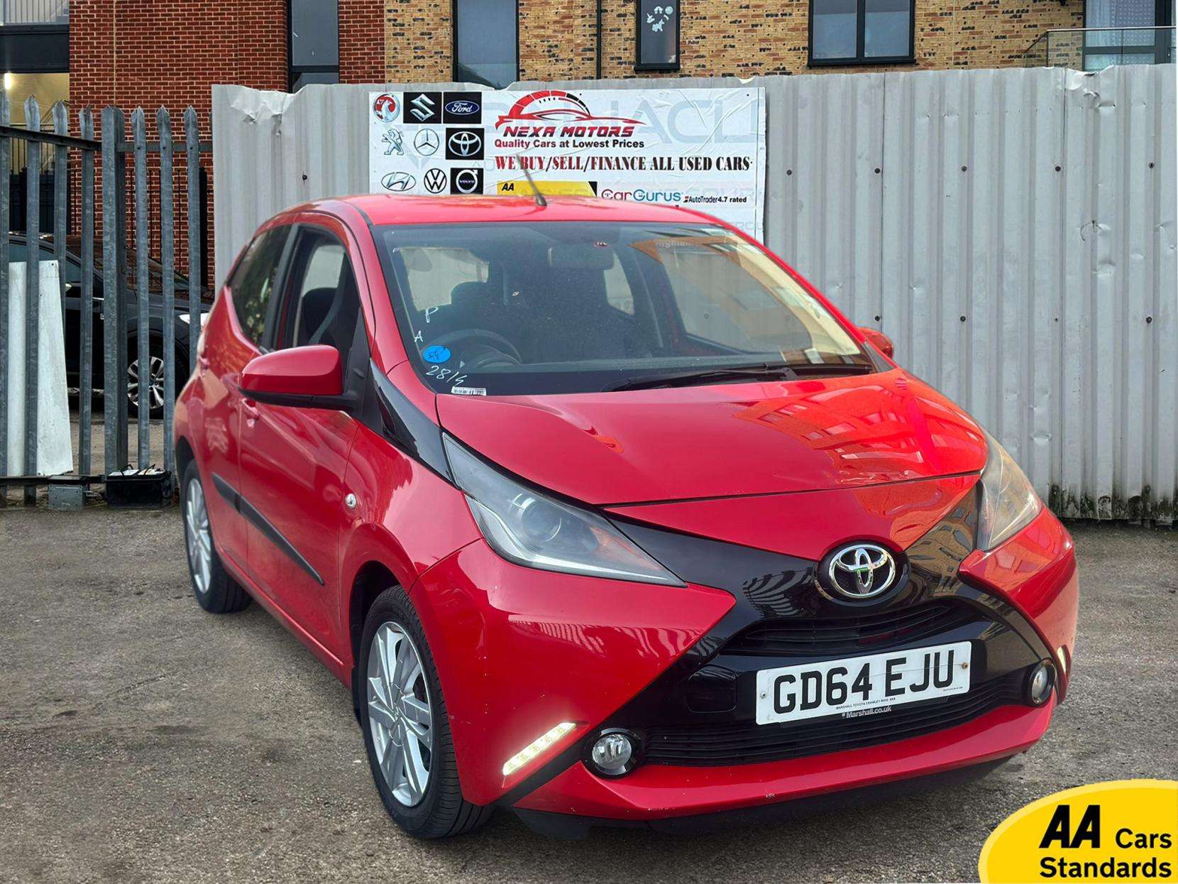 A 2015 TOYOTA AYGO 1.0 VVT-i x-pression Hatchback 5dr Petrol x-shift Euro 5 Euro 5 (68 ps) A 2015 TOYOTA AYGO 1.0 VVT-i x-pression Hatchback 5dr Petrol x-shift Euro 5 Euro 5 (68 ps)