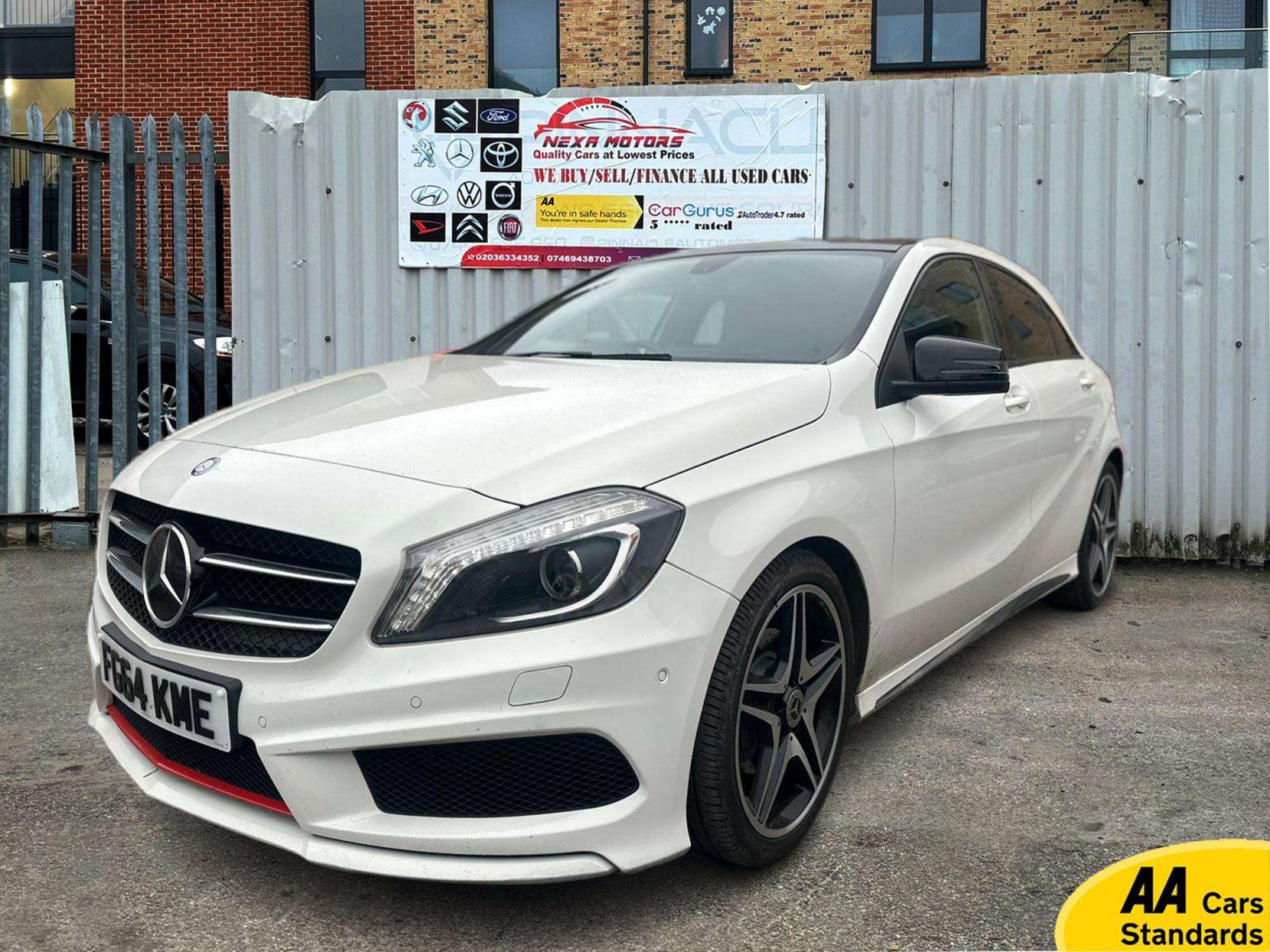 A 2014 MERCEDES-BENZ A CLASS 2.1 A220 CDI AMG Sport Hatchback 5dr Diesel 7G-DCT Euro 6 (s/s) (170 ps) A 2014 MERCEDES-BENZ A CLASS 2.1 A220 CDI AMG Sport Hatchback 5dr Diesel 7G-DCT Euro 6 (s/s) (170 ps)