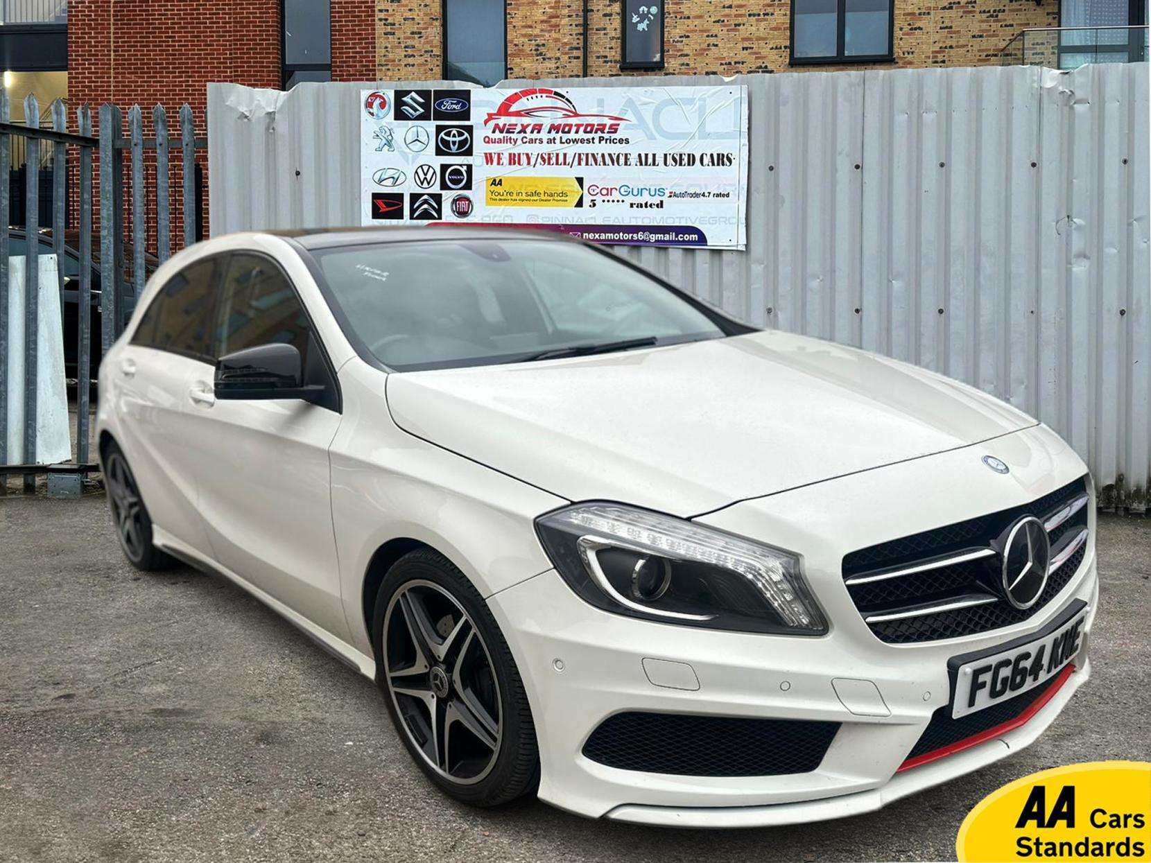 A 2014 MERCEDES-BENZ A CLASS 2.1 A220 CDI AMG Sport Hatchback 5dr Diesel 7G-DCT Euro 6 (s/s) (170 ps) A 2014 MERCEDES-BENZ A CLASS 2.1 A220 CDI AMG Sport Hatchback 5dr Diesel 7G-DCT Euro 6 (s/s) (170 ps)