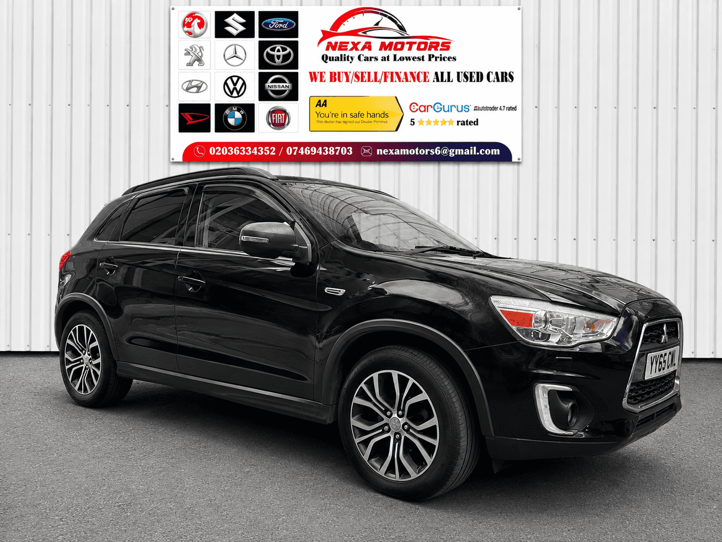 A 2015 MITSUBISHI ASX 2.2 DI-D ZC-H SUV 5dr Diesel Auto 4WD Euro 6 (147 ps) A 2015 MITSUBISHI ASX 2.2 DI-D ZC-H SUV 5dr Diesel Auto 4WD Euro 6 (147 ps)